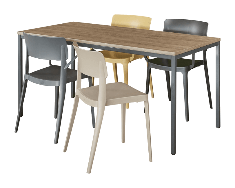 rembg kantoortafel 80x60cm  multibase s 2
